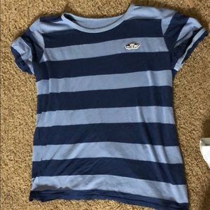 Striped vans t shirt